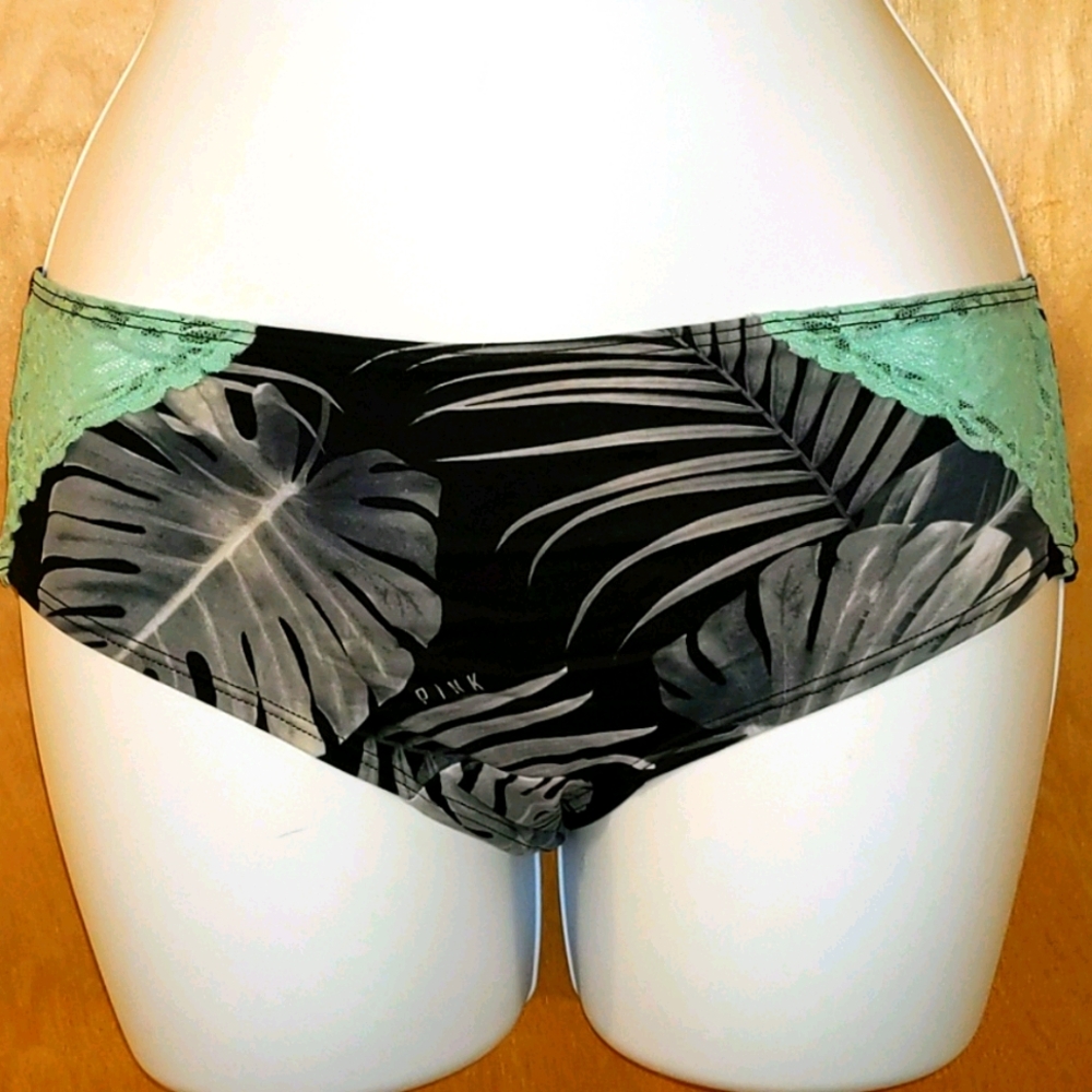 Tropical Print PINK L extra low rise hipster